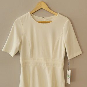 Calvin Klein Short Sleeve Fit and Flare Dress Sz 8